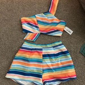 Two piece romper from Red Dress